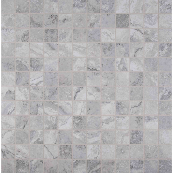 Msi Napa Gray 12 In X 12 In. X 8Mm Glazed Ceramic Mesh-Mounted Mosaic Tile, 11PK ZOR-PT-0507 - main
